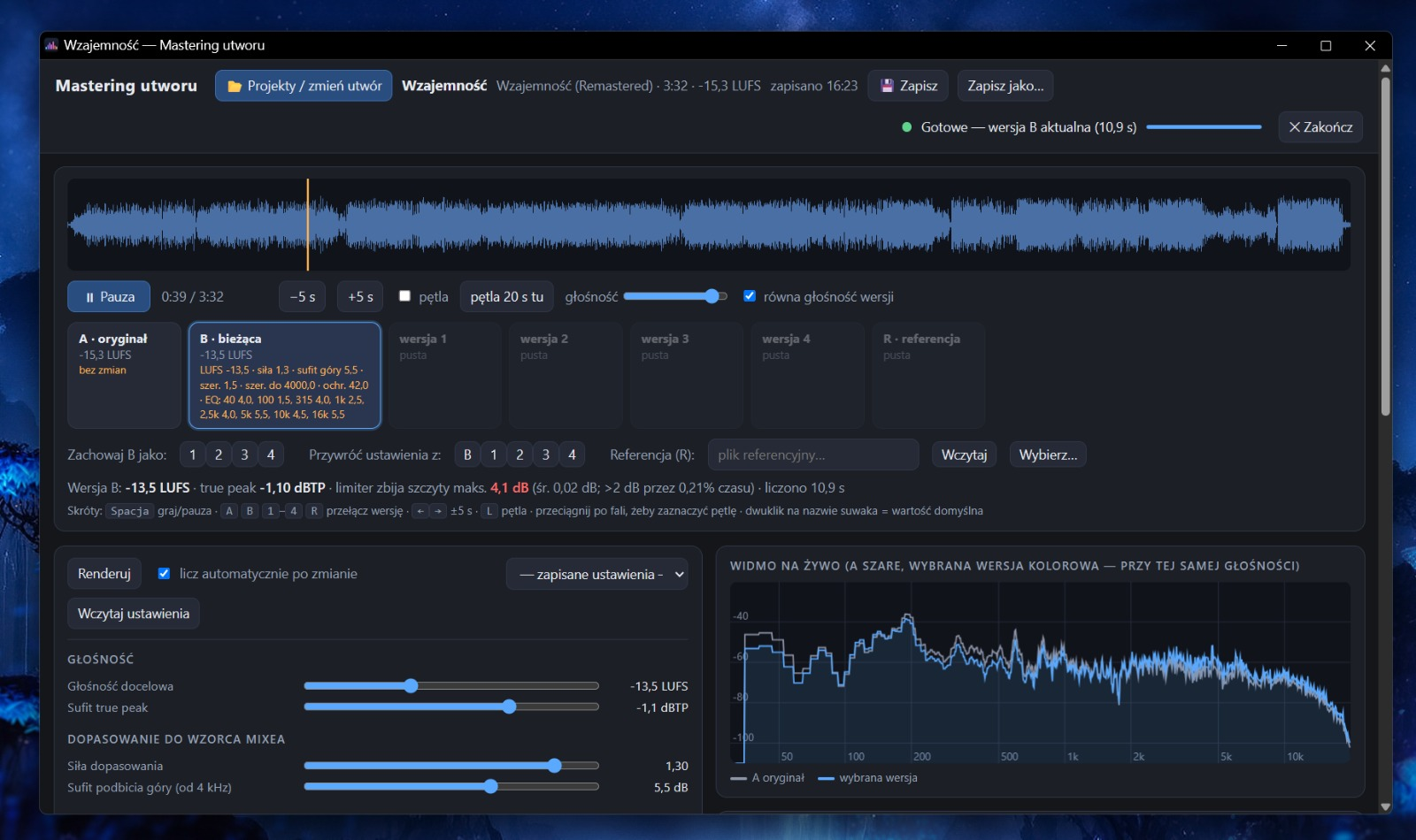 Mastering muzyki